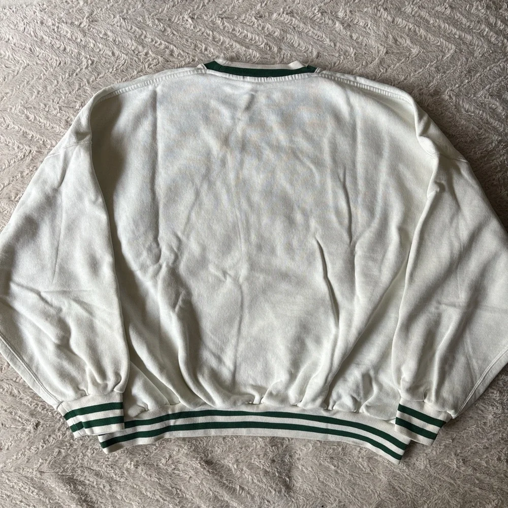 Polo Ralph Lauren Vintage Fleece Polo Sweatshirt in Nevis Large